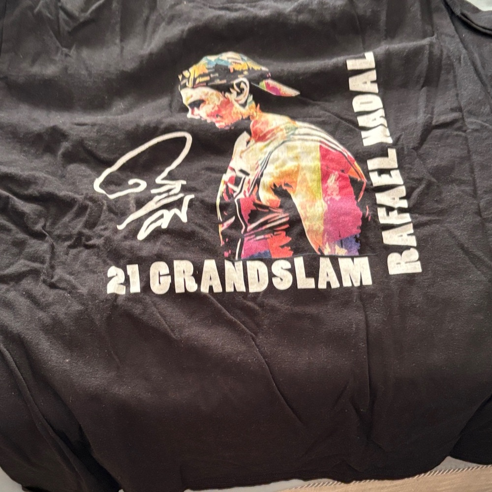 Black Graphic Men's Tee with Colorful Design
